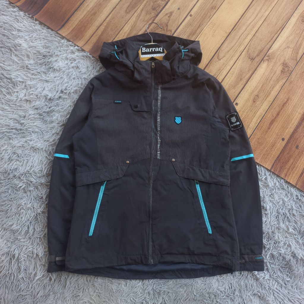 Jaket Outdoor K-Swiss Waterrepellent NOT gorpcore goretex blocktech running sports lightweight windb