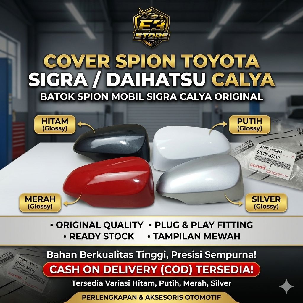 Cover Spion Toyota Sigra / Daihatsu Calya batok spion mobil Sigra calya original pilihan:kanan/kiri
