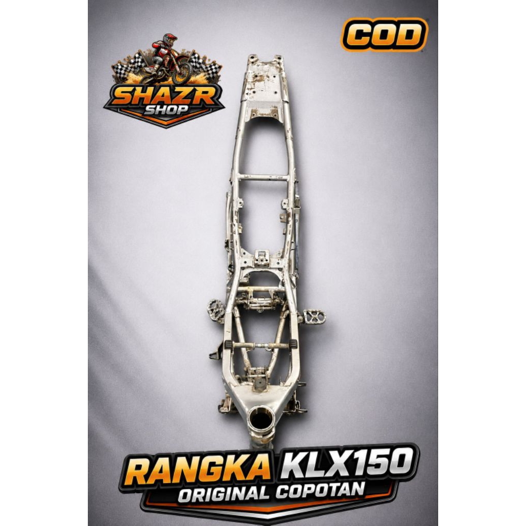 rangka klx150 type bf,S, dtracker original copotan motor