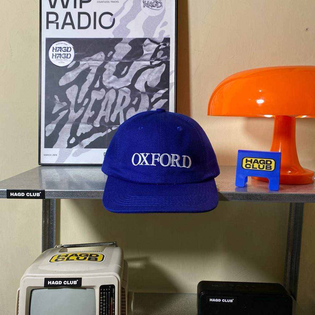 oxford state big fan cap blue