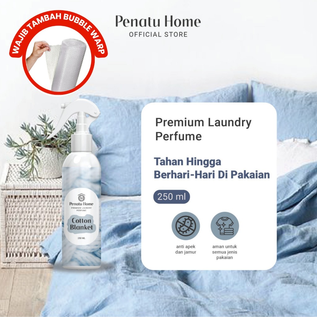 Parfum Laundry Premium Penatu Home -  Cotton Blanket