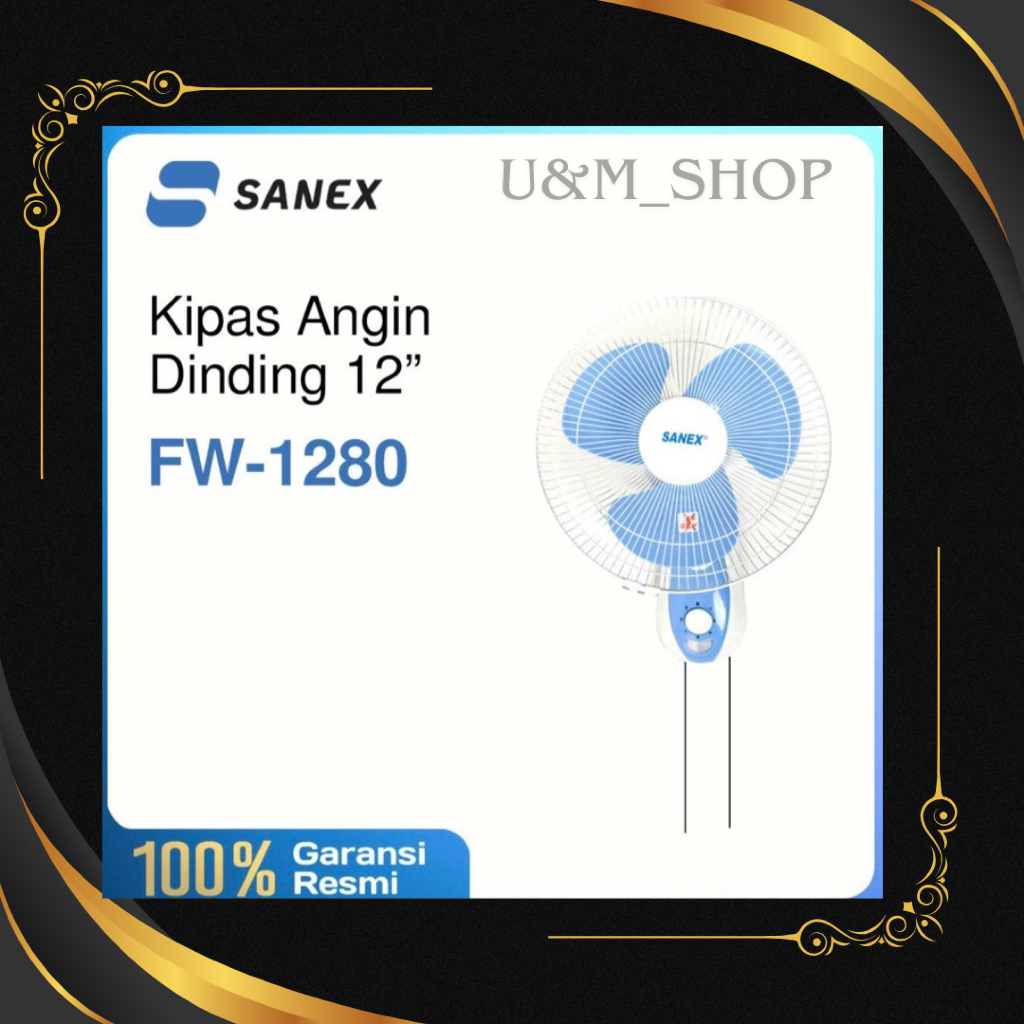 Wall Fan Sanex 12 inch/wallfan sanex 12inch kipas dinding sanex 12 inch