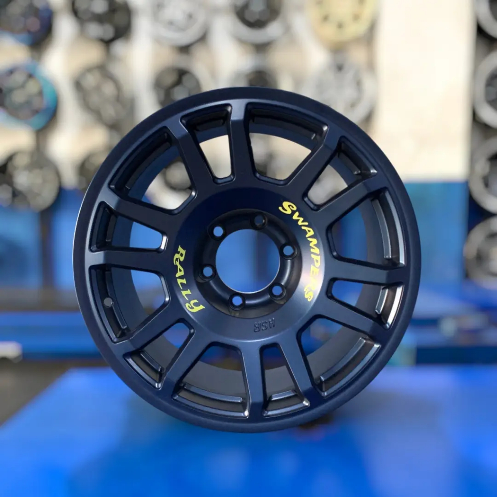 VELG HSR SWAMPERS R18 PCD 6X139,7 LEBAR 9 HSR  WARNA MATTE DARK BLUE PROMO MURAH RING 18 HSR