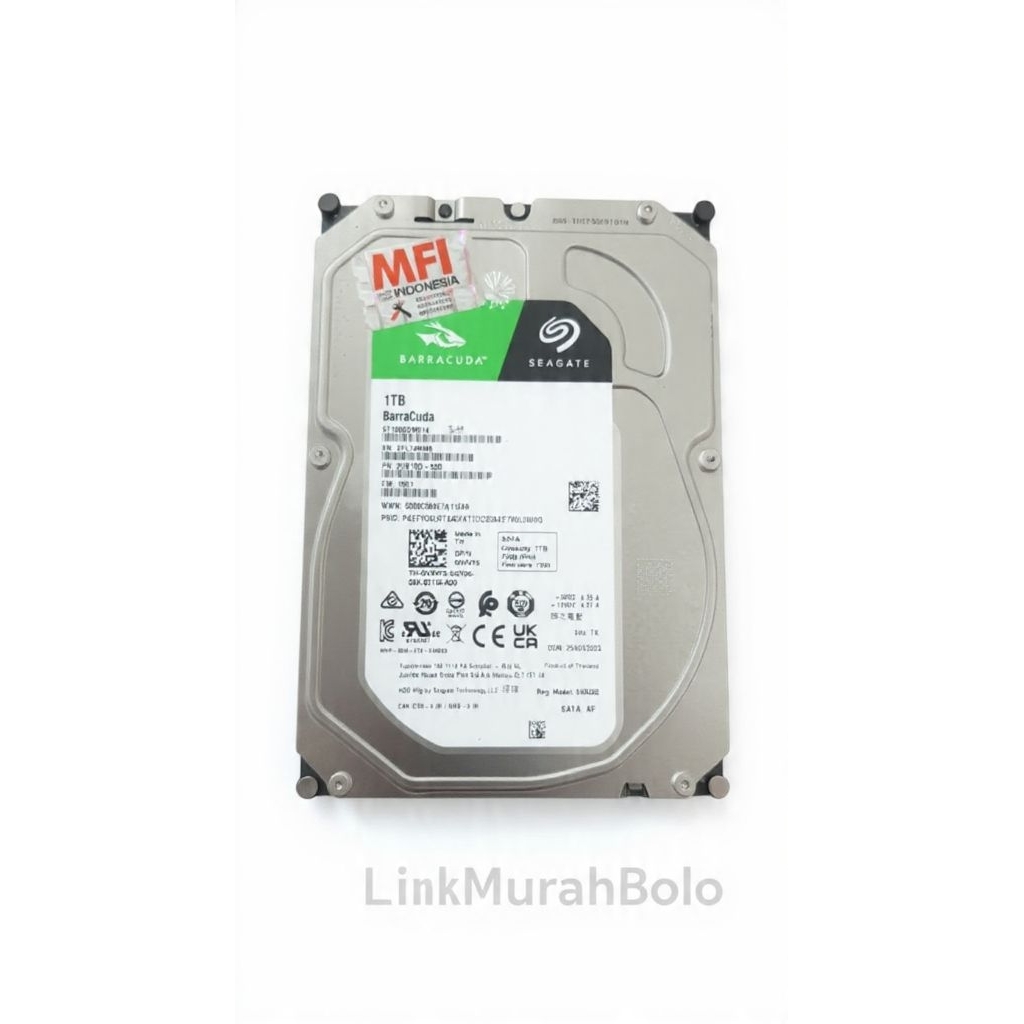 HARDISK SATA SECOND 1 TB SEAGATE BARRACUDA
