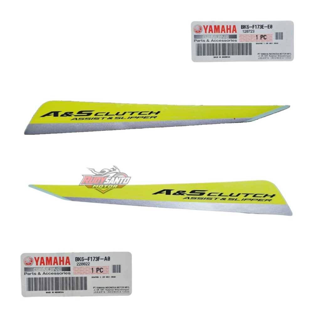 STICKER BODY YAMAHA UNTUK MOTOR R15 1 SET BK6-F173E-E0 & BK6-F173F-A0