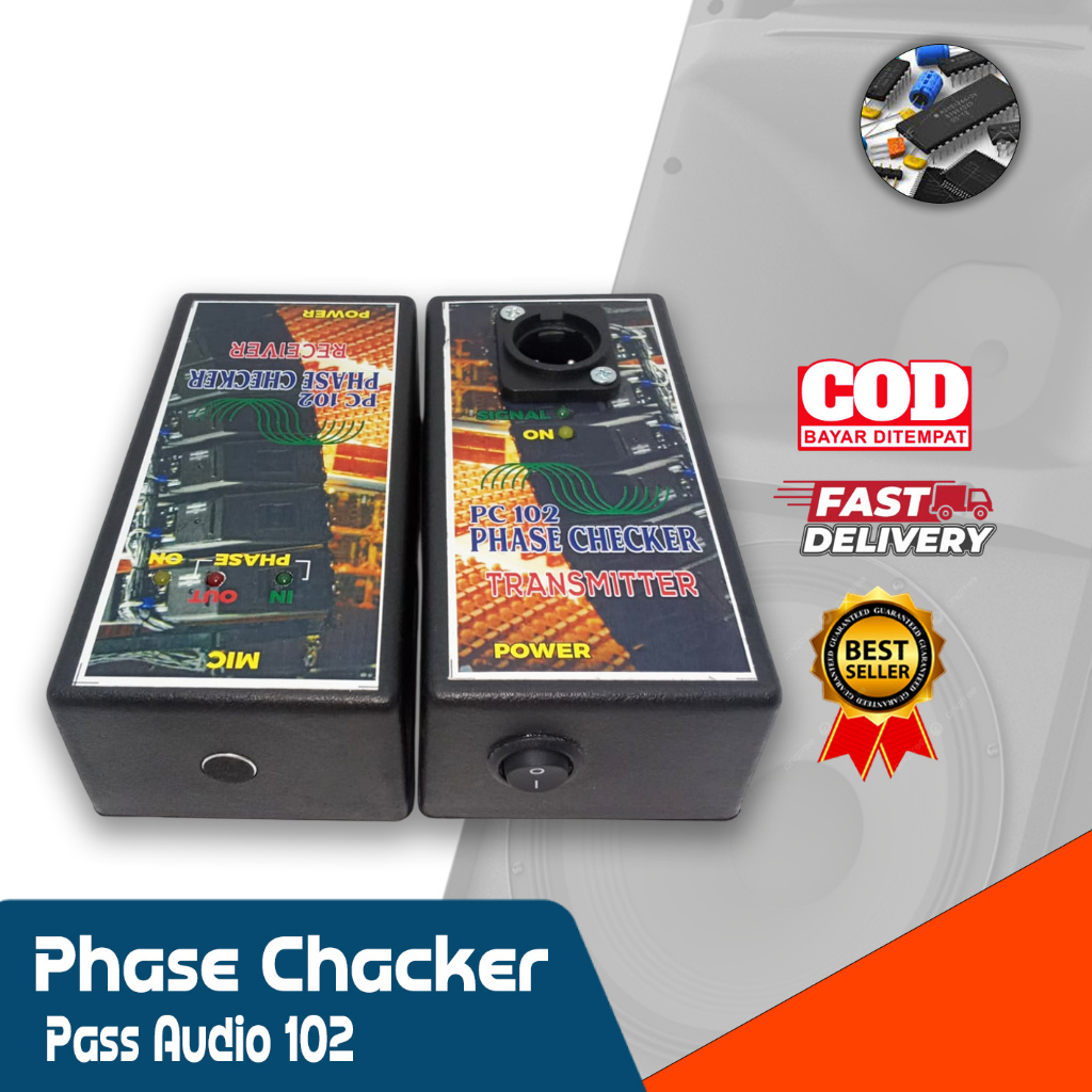 Fish Yummy Phase Checker Speaker / Polarity Checker Speaker Berkualitas Dijamin Akurat / Cek Phase