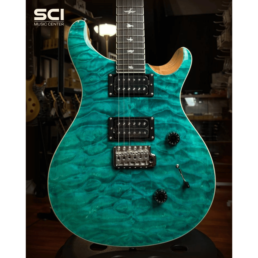 PRS SE Custom 24 Quilt Turquoise