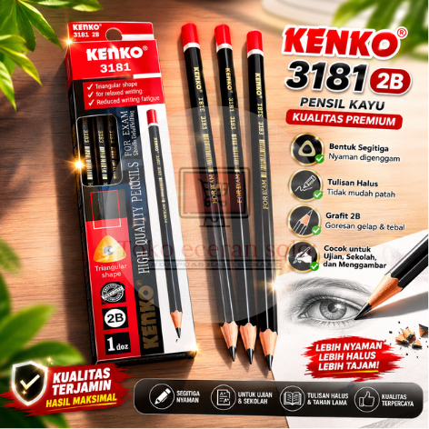 PENSIL, PENCIL 3181 2B KENKO