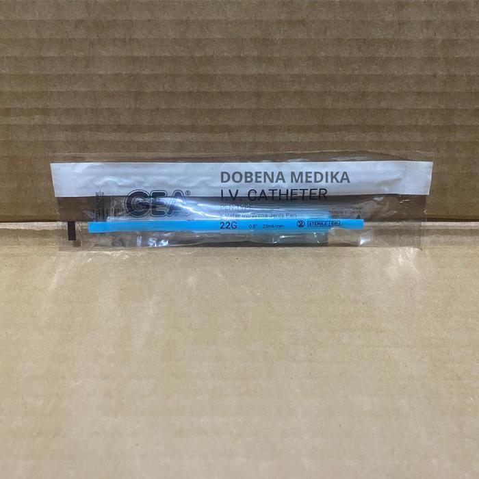 GEA IV Catheter 22G Ecer per pcs /IV Catheter GEA