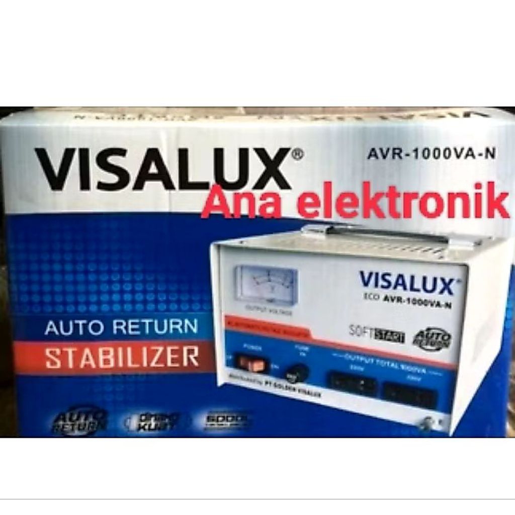 STABILIZER VISALUX AVR1000VA-N AUTO RETURN ( LUAR BATAM)