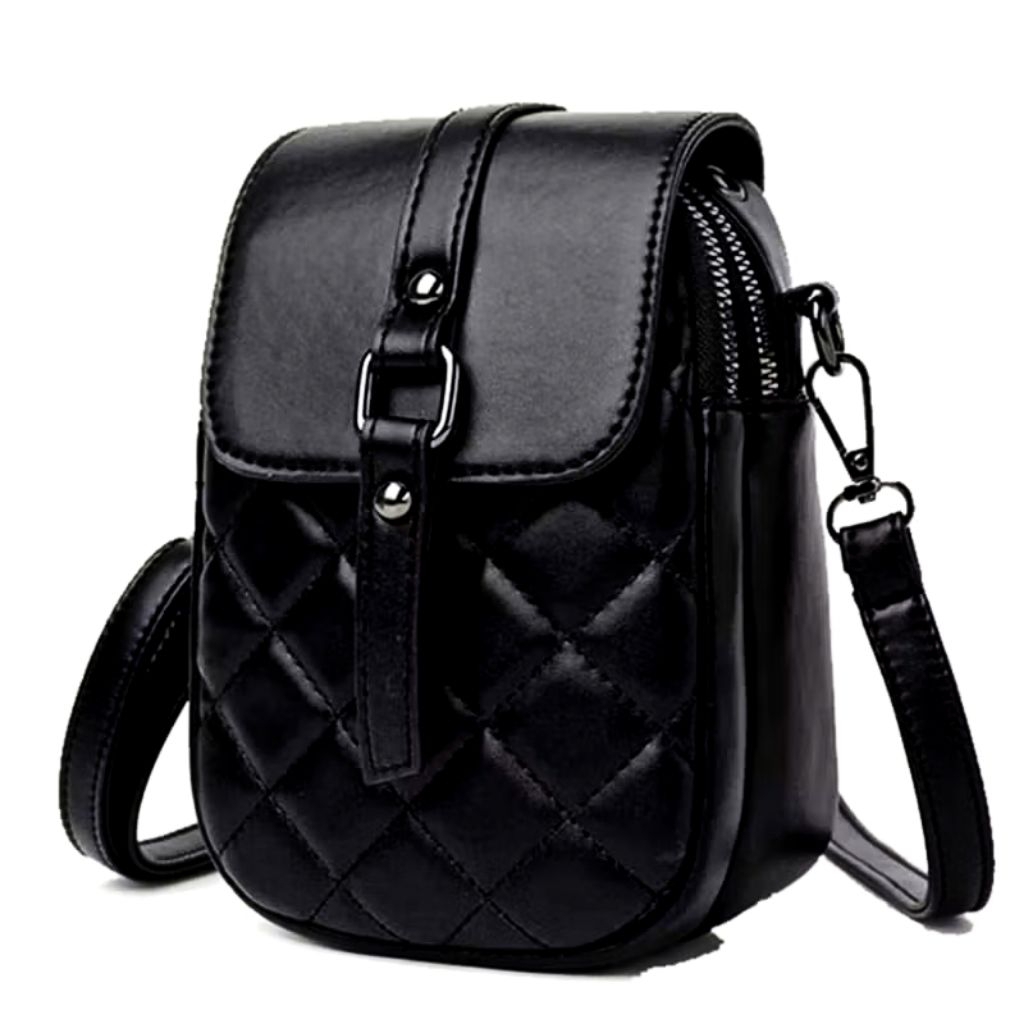 Tas Dompet Mini Tas Selempang Wanita Slingbag Elegan Gaya Modern / Dompet Clutch Wanita - Tas Kubus 