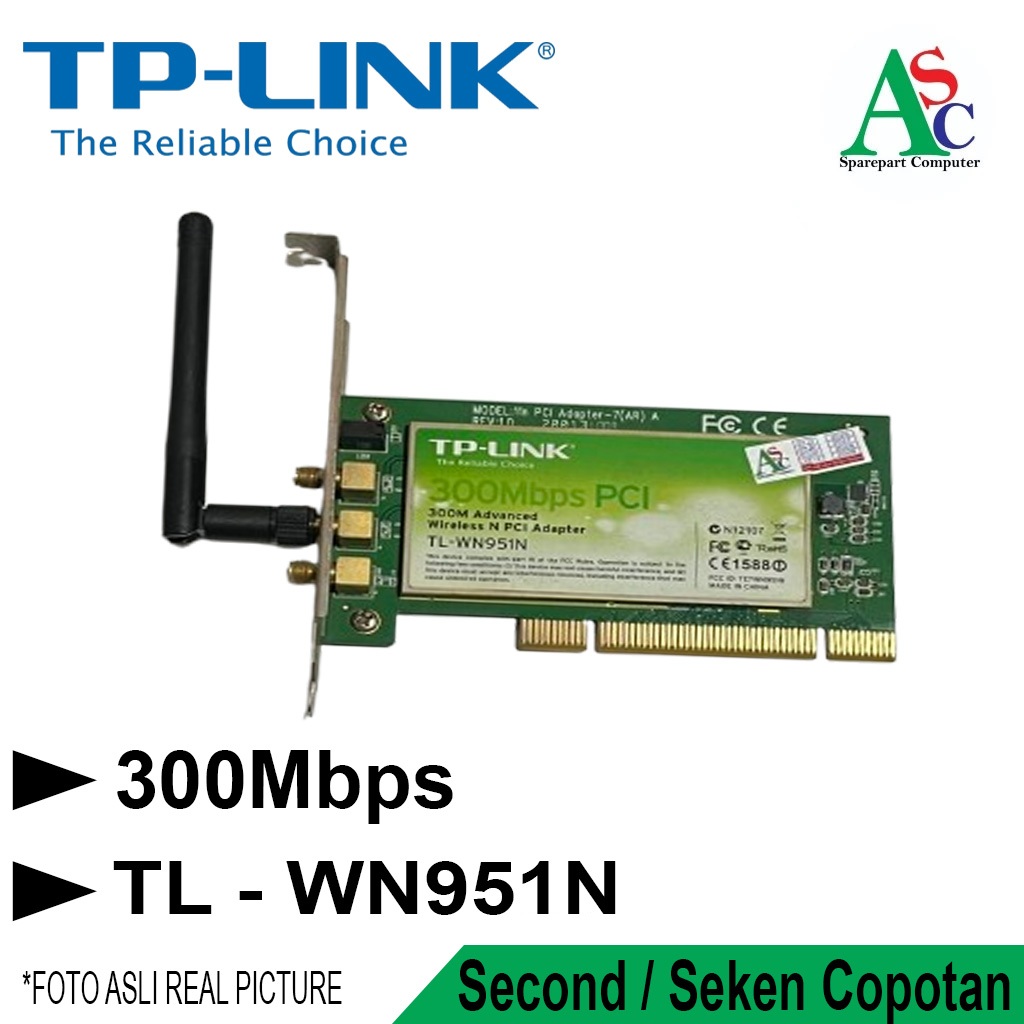 Wifi Card TP-Link 300Mbps PCI