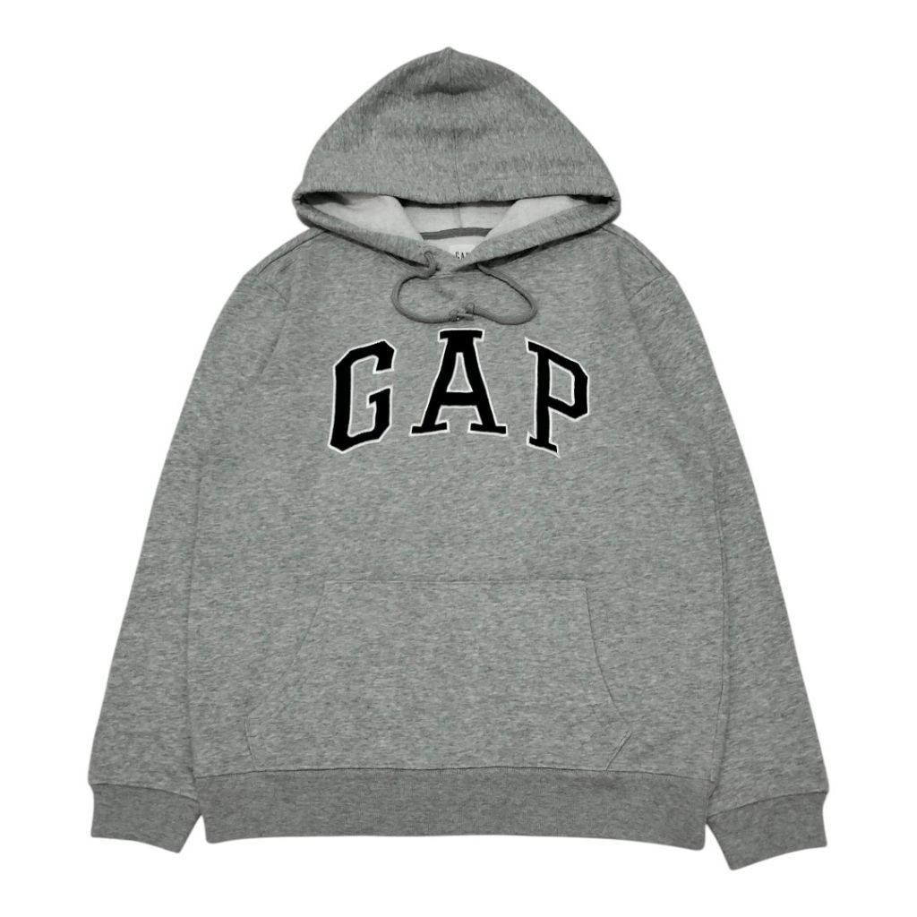 HOODIE GAP LOGO ABU / GREY MISTY SECOND ORIGINAL