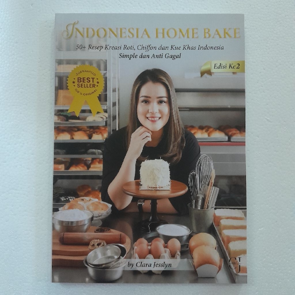 Buku resep Indonesia home bake by clara jeslyn