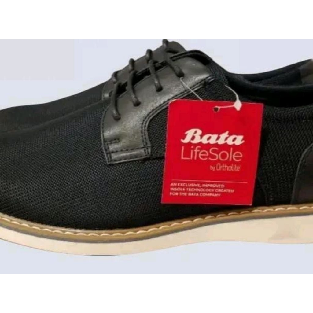 Bata Sepatu Pria Casual Kulit Faux Warna Navy Desain Trendy dan Nyaman untuk Kegiatan Sehari-hari
