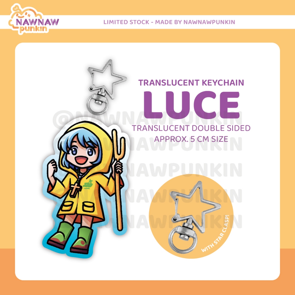 [Luce Fanmerch] Luce Translucent Keychain