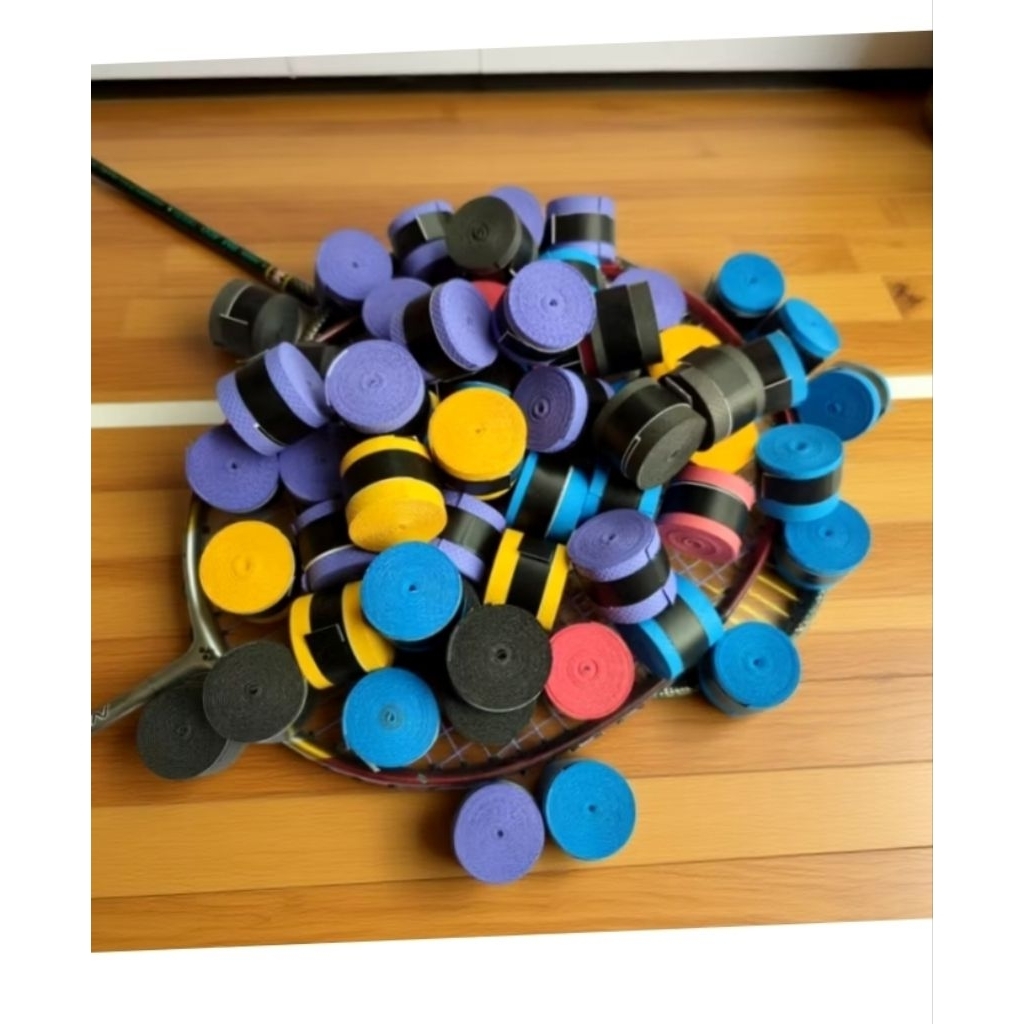 Termurah Grip Badminton/Joran PANCING, bulutangkis Motif bintik