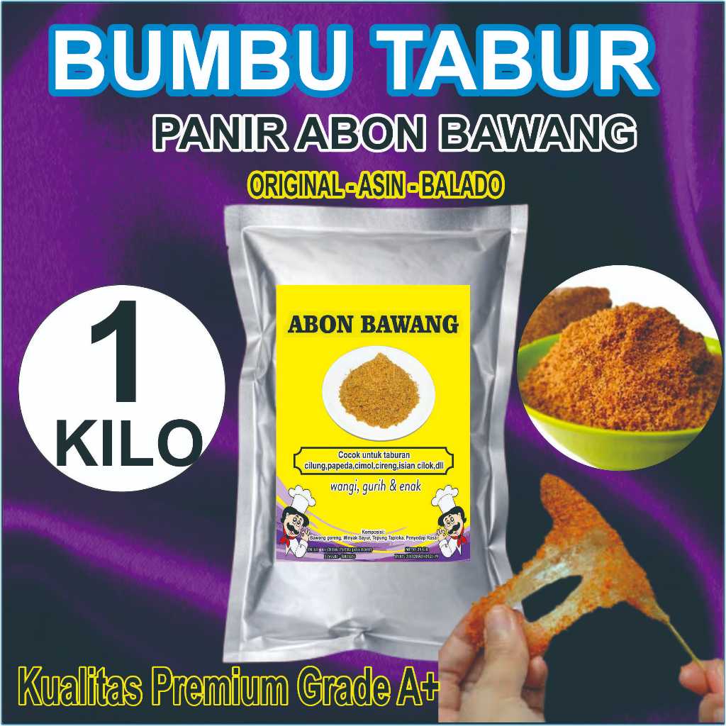 Kemasan Baru 1Kilo 1 Kg Bumbu cilung/papeda Kualitas Super Premium tekstur kasar dan wangi banget ba