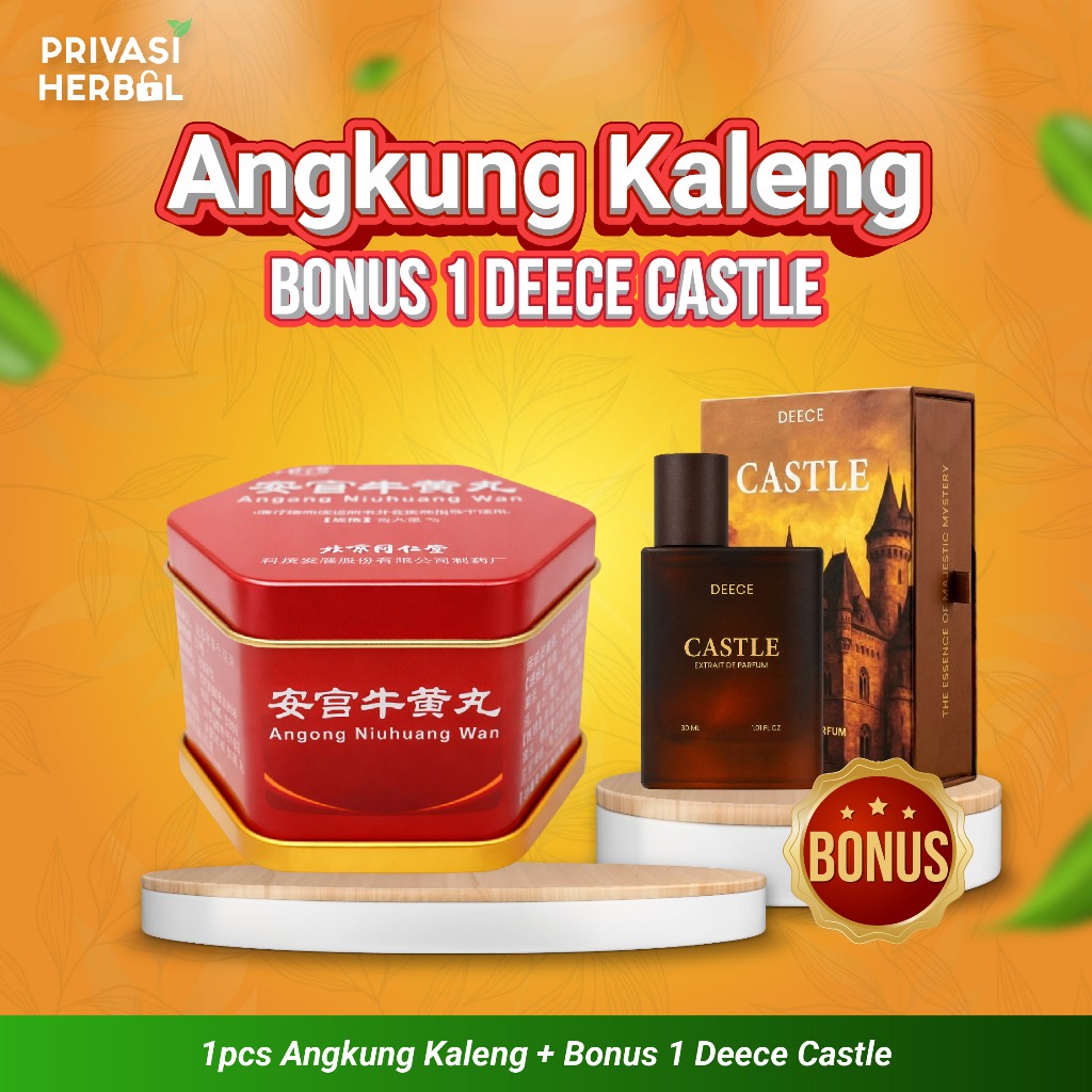 ANGKUNG KALENG ORI Angong Niuhuang Wan Original Angkung Obat Stroke Original