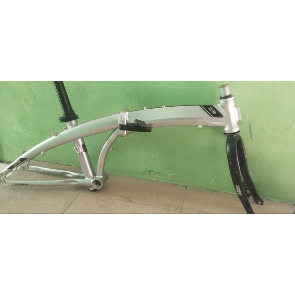 frame+fork+seatpos sepeda lipat