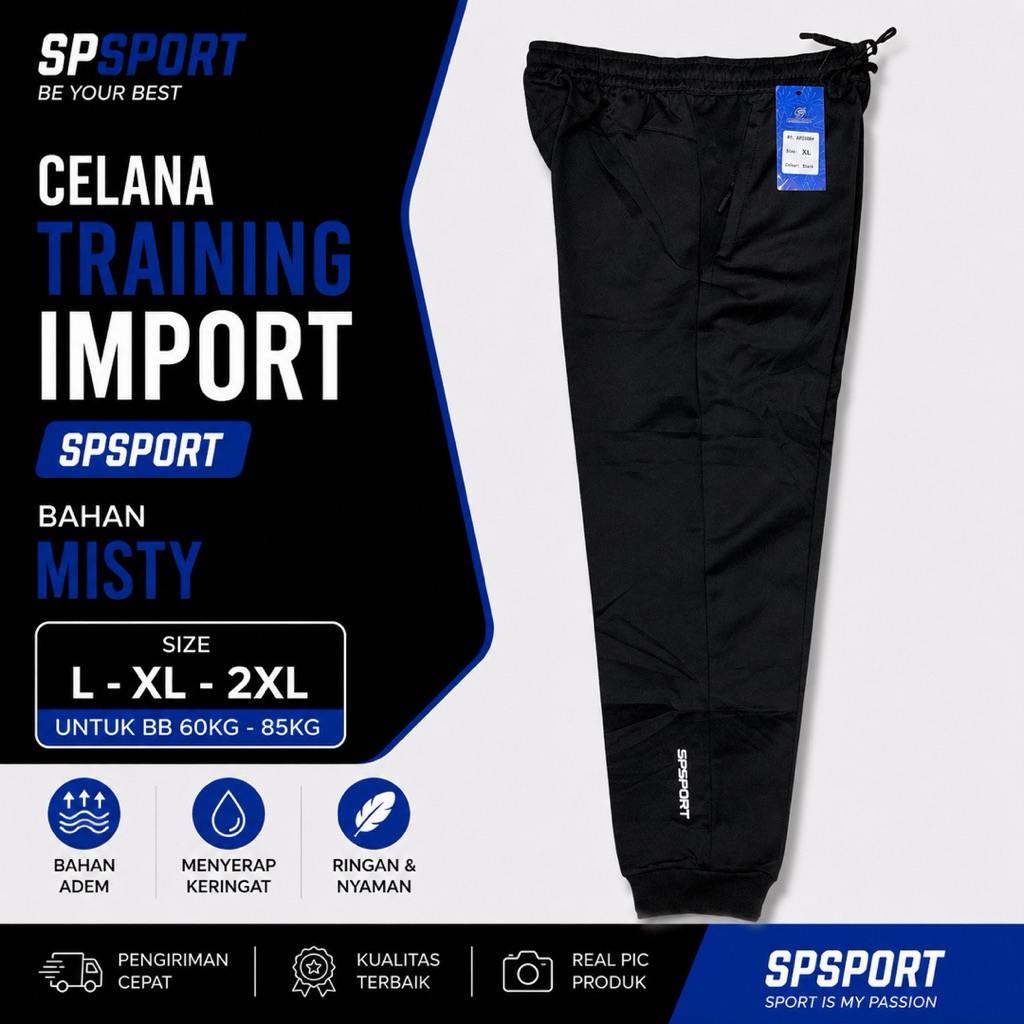 Celana Olahraga Jogger Training SPSPORT Panjang
