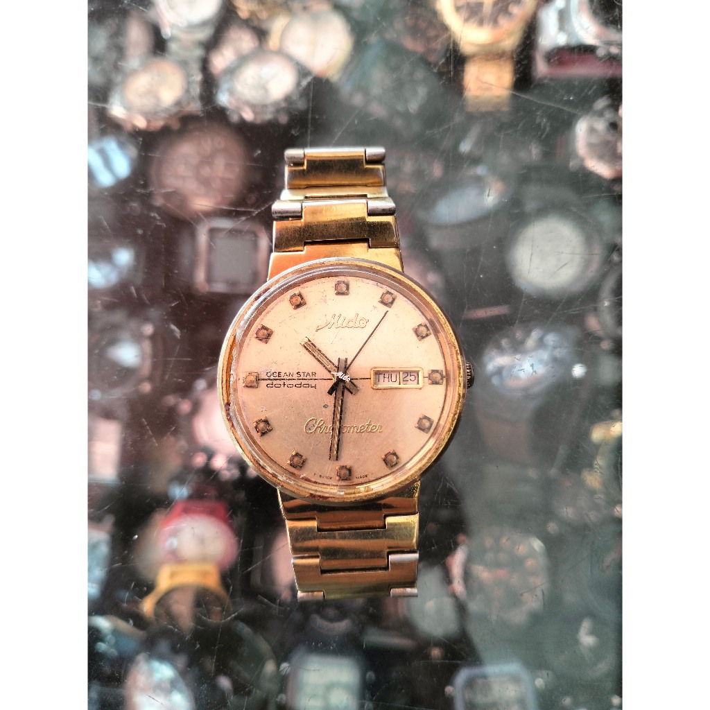 Jam Mido Commander Ocean Star Datoday Chronometer