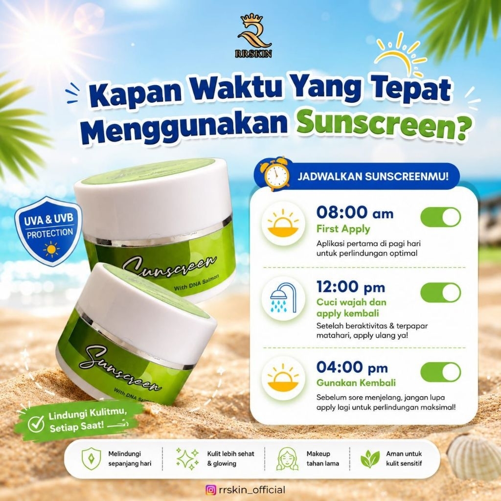Sunscreen DNA salmon Rskin