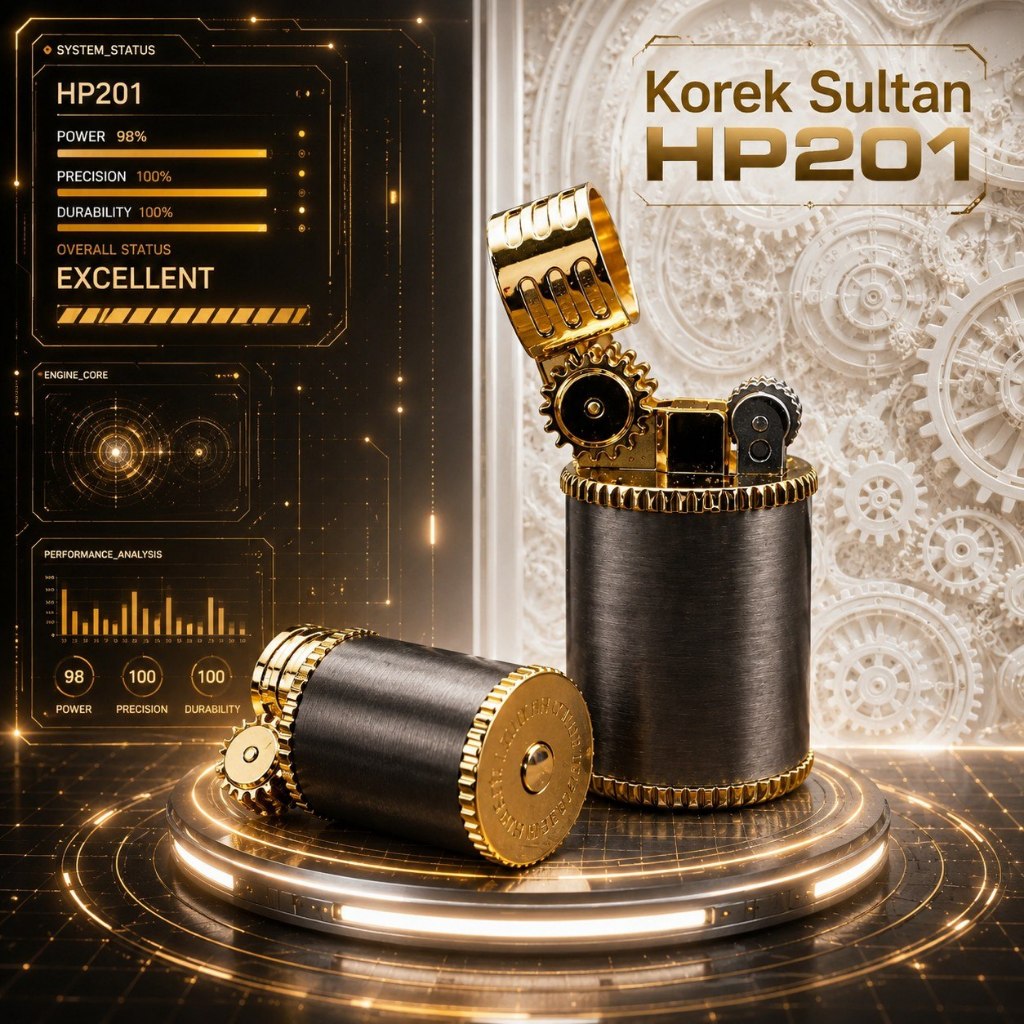 Korek Api Mini Vintage Unik Isi Ulang HP201