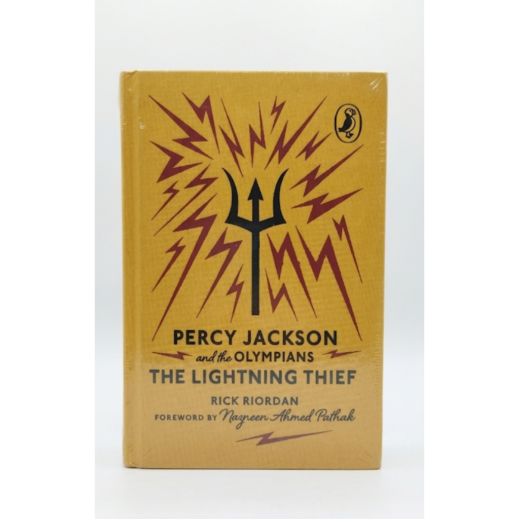 Percy Jackson and the Olympians - The Lightning Thief - Rick Riordan - Penguin Books - Hard Cover