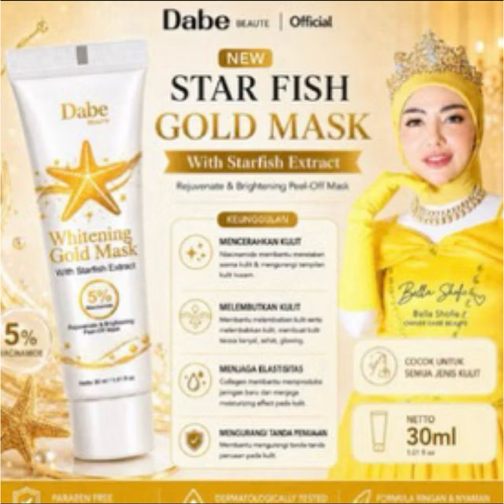 Masker bintang laut Dabebeaute