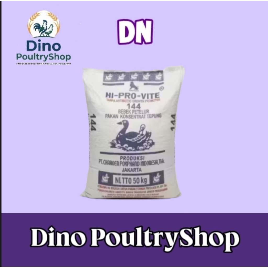 144 Konsentrat Pakan Bebek Petelur Hi Provite 1kg
