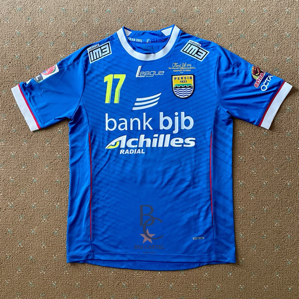 Jersey Persib RV Final ISL 2014 Nameset Ferdinand Sinaga
