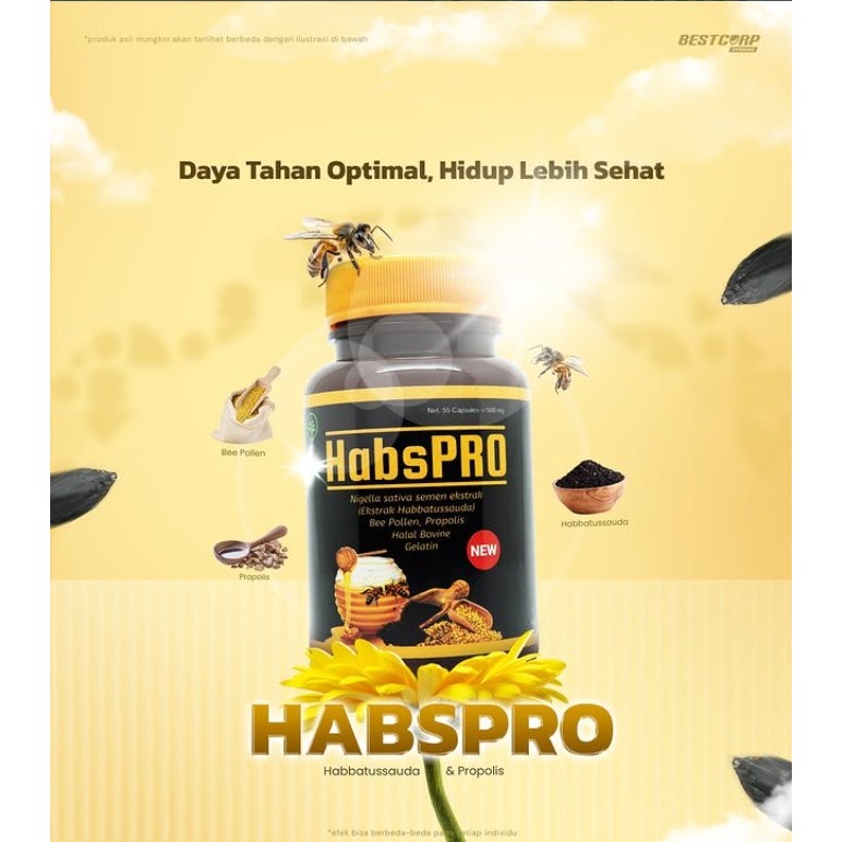 Habbatussauda HABSPRO Original Kemasan Resmi