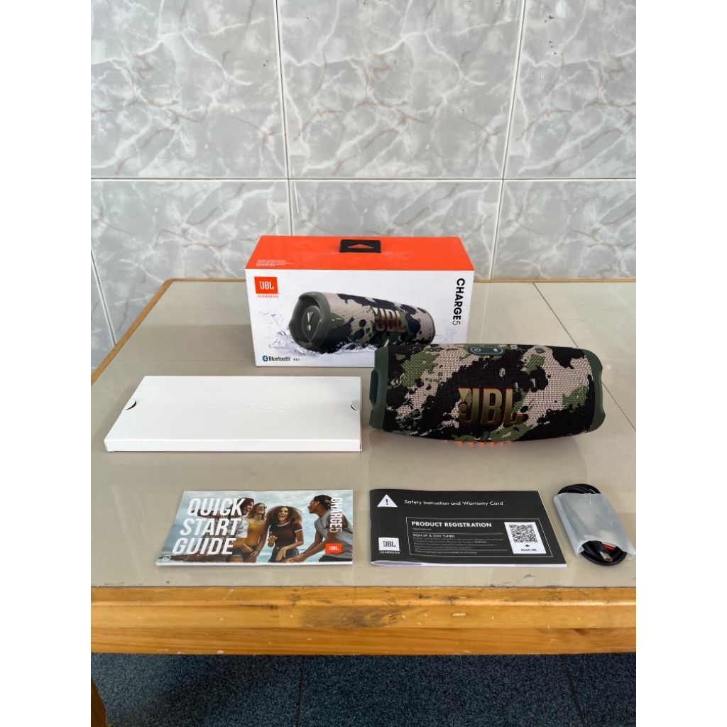 JBL Charge 5 Original Fullset Army