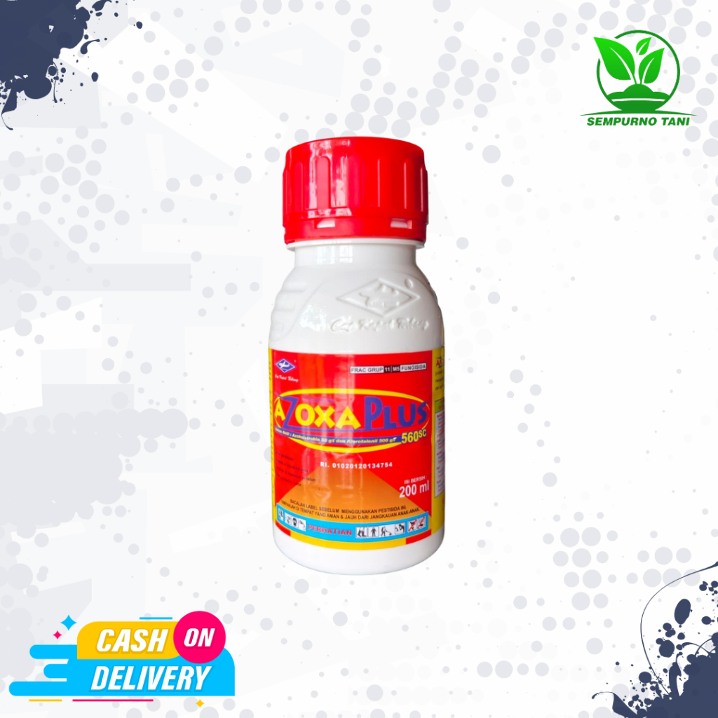 Fungisida AZOXA PLUS 560 SC - 200 ml - Cap Kapal Terbang klorotalonil daconil amistartop zorvec