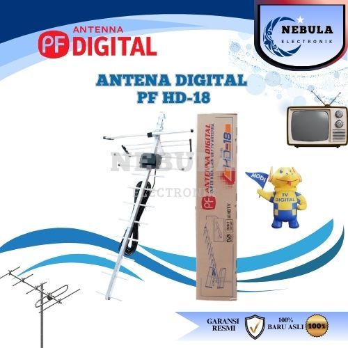 ANTENA PF HD-18 / ANTENA DIGITAL LUAR PF HD-18 + KABEL