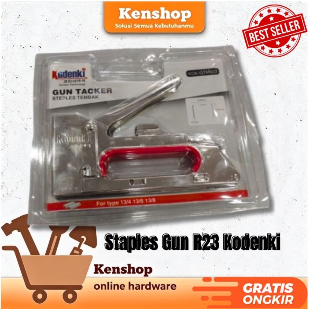Staples Gun Kodenki R23 (GTM923) Staples Tembak jok sofa