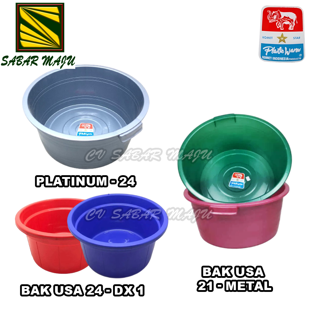 Komet Star Bak Bulat Mandi, Bak Bulat Cuci Baju, Bak Plastik Serbaguna
