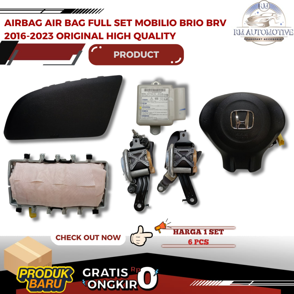 Airbag Air bag Full set Mobilio Brio BRV 2016-2023 Original