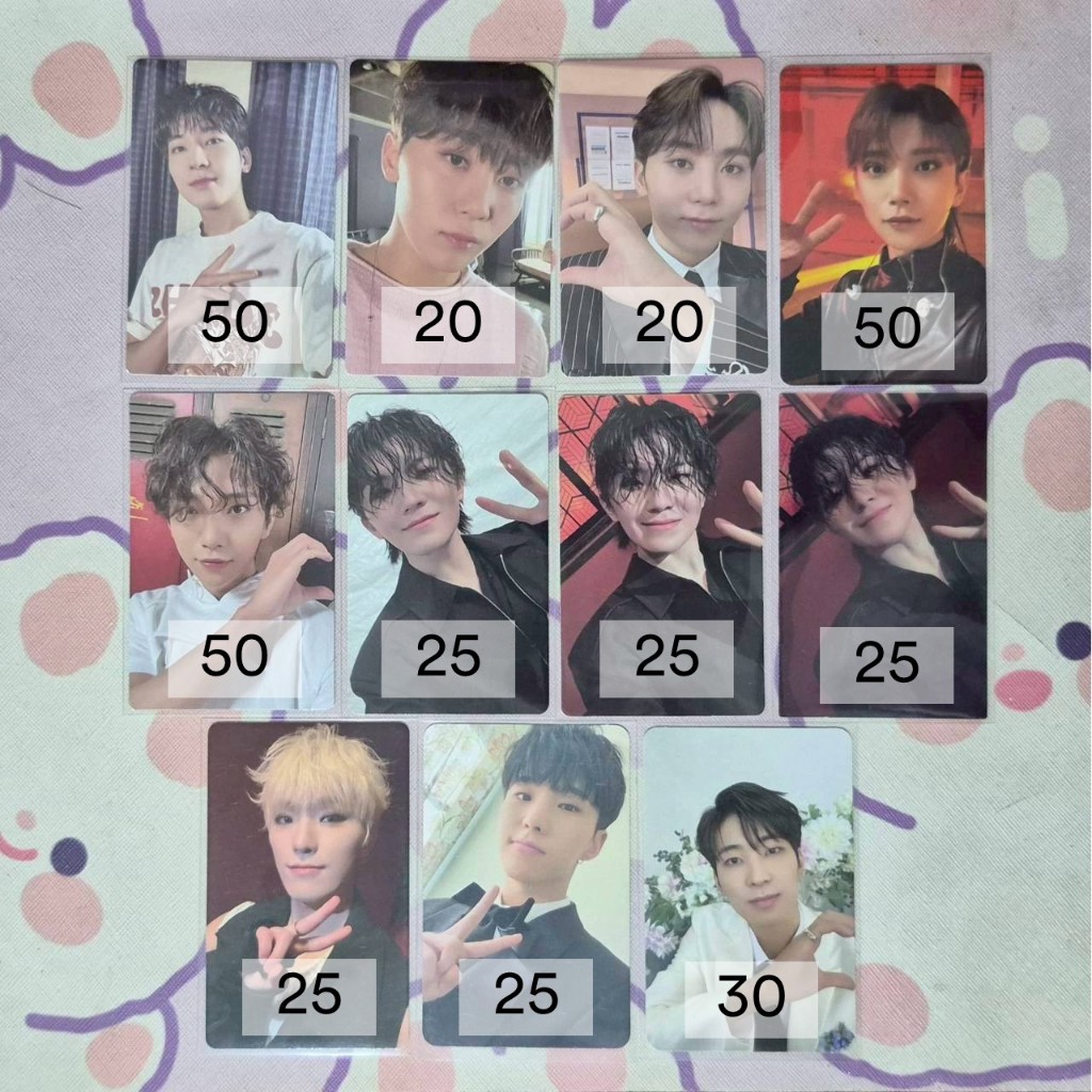 SEVENTEEN FML FALLEN MISFIT LOST FADED MONO LIFE KMSTATION TARGET SOUNDWAVE ALADIN WEVERSE FANSIGN C