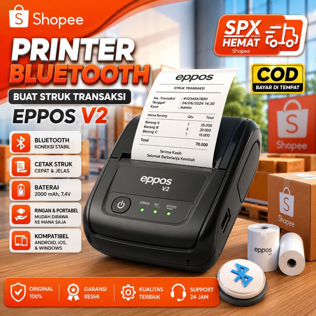 Printer Bluetooth bekas