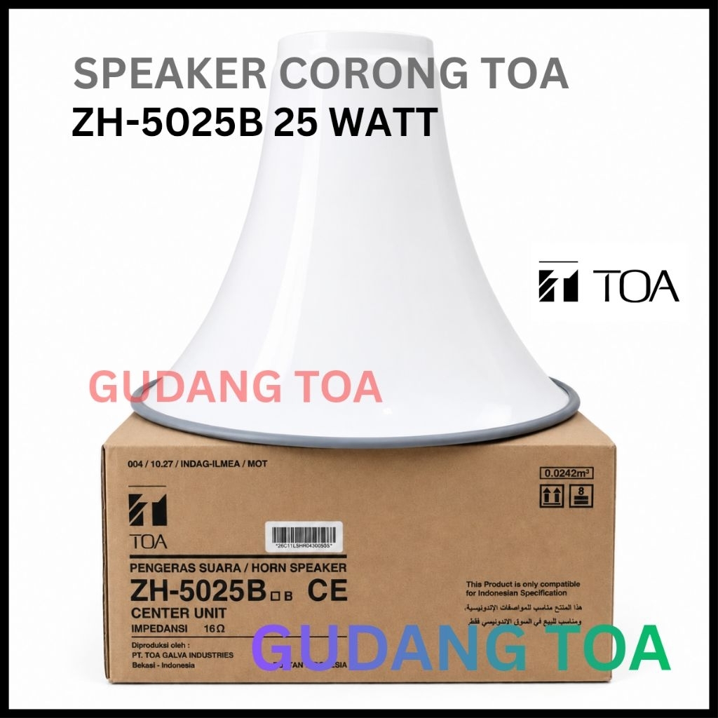 ZH-5025B HORN SPEAKER CORONG TOA ZH-5025B SPEAKER MASJID ZH 5025 25 WATT