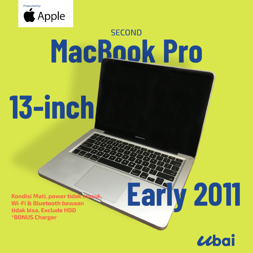 (SECOND) Apple MacBook Pro Early 2011 Intel Core i5 2.3 GHz 13” Inch