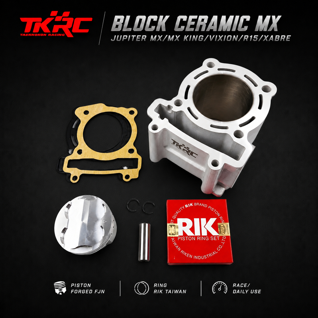 BLOK SEHER KERAMIK TKRC BORING BORE UP JUPITER MX KING MX OLD R15 VXION 62 63 65 66 68