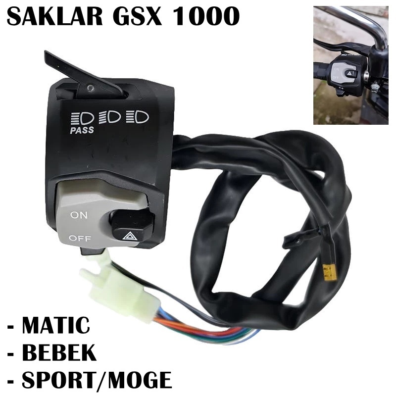 Saklar Kiri Saklar Motor Variasi Saklar Motor GSX-Fast Racing 99
