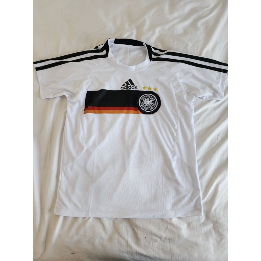 Jersey Retro Germany Jerman Home Euro 2008 Size L Lokal