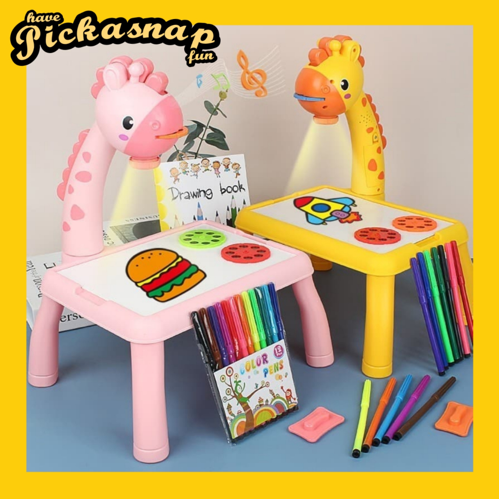 [Pickasnap] Projector painting music drawing projektor menggambar GEN-1 | Mainan Edukasi anak