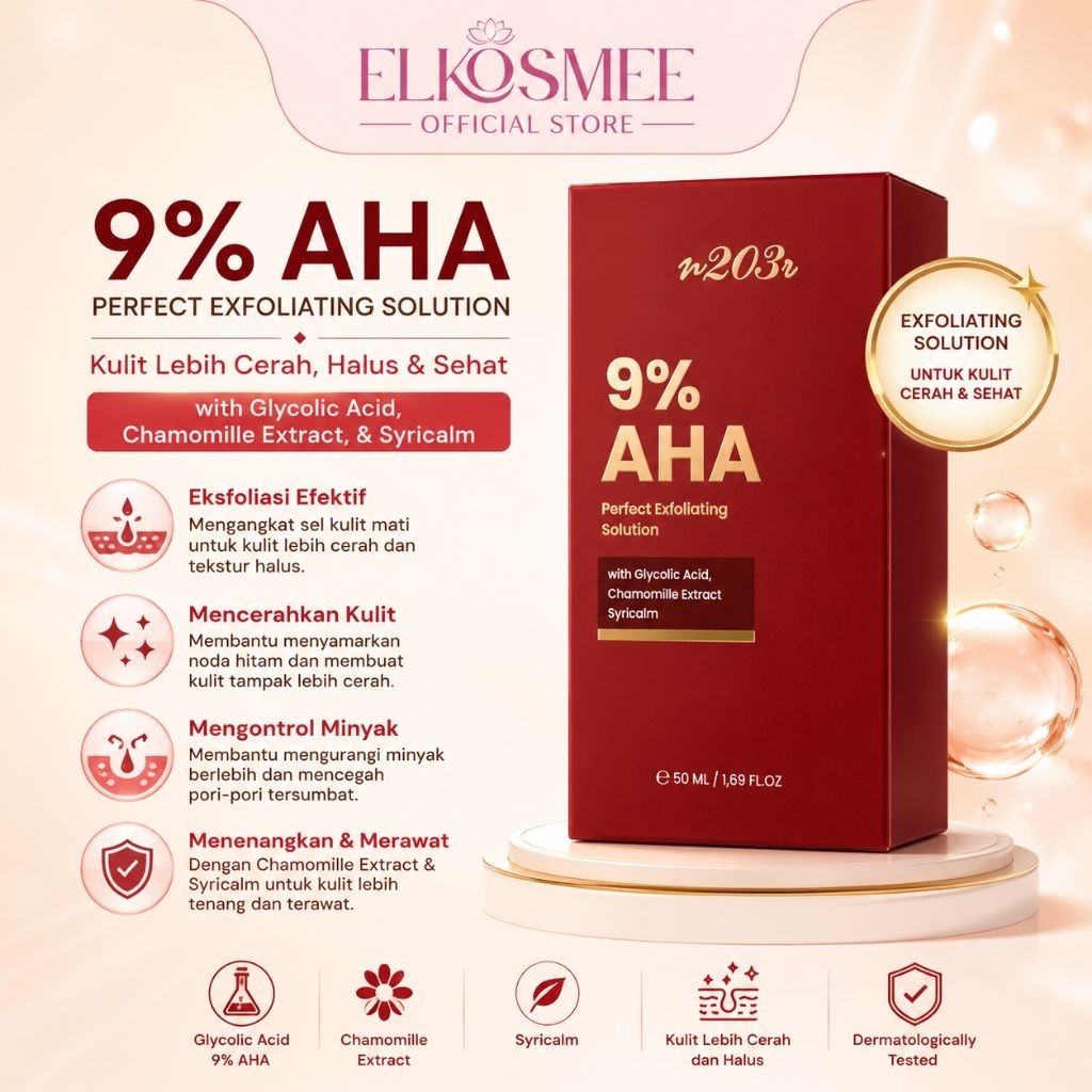 N203R - 9% AHA Peeling Serum Perfect Exfoliating Solution 50ML