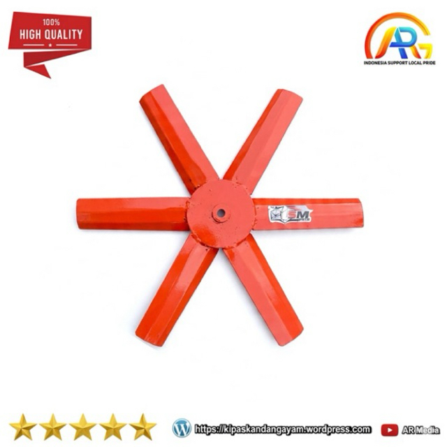 Baling - baling blower diameter 50cm 6blade untuk blower AR ukuran 20 inch