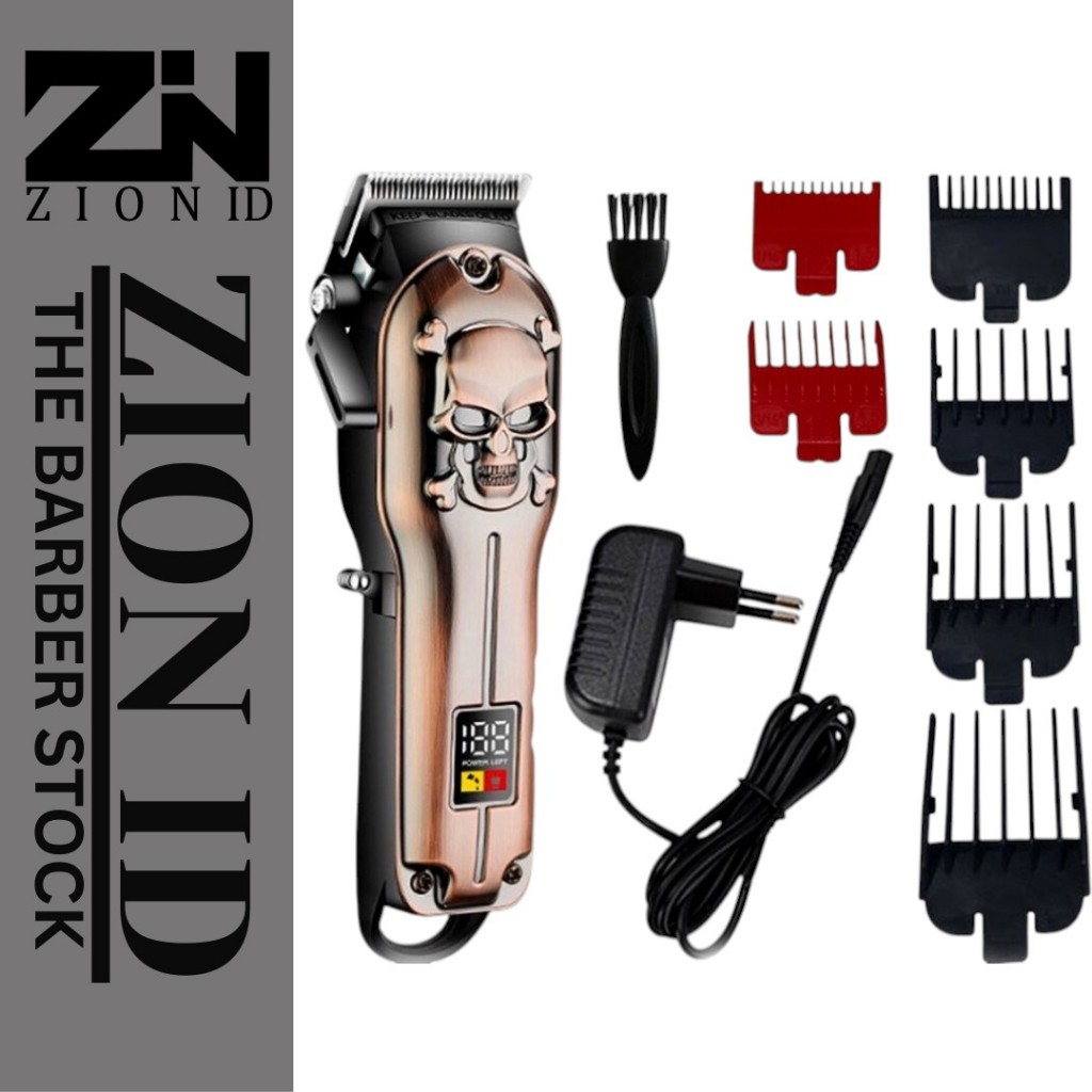ZION ID | KEMEI KM-2618 HAIR CLIPPER  CORDLES ALAT CUKUR RAMBUT KEMEI 2618
